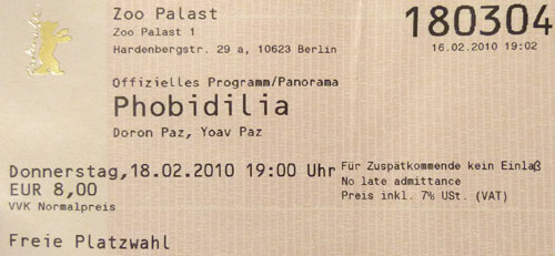 Ticket Phobidilia